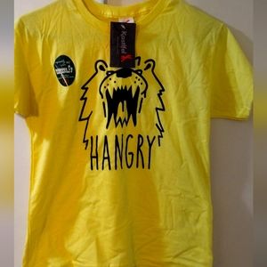 Hanes yellow boys tshirt